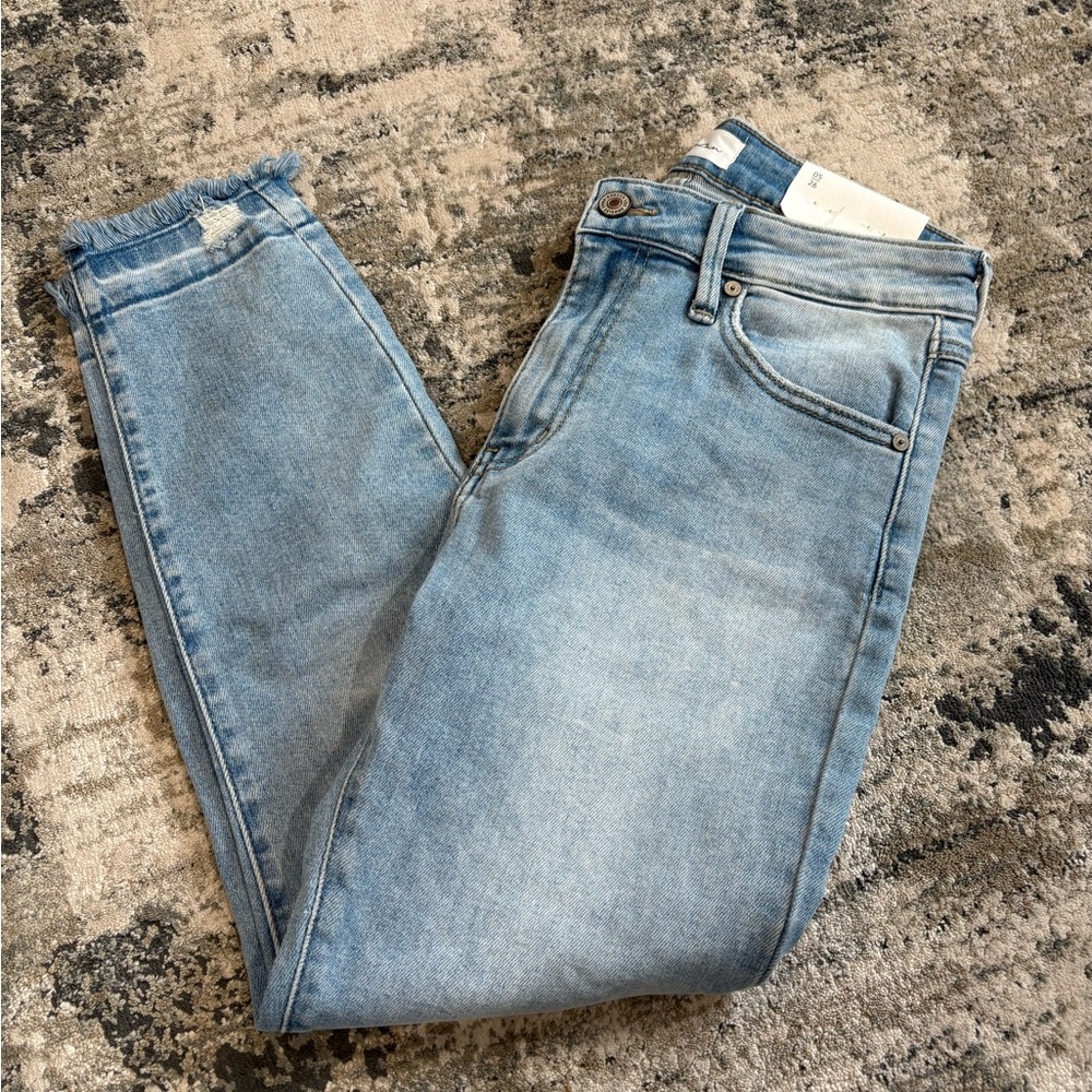KanCan Light Blue High-Rise Skinny Jeans